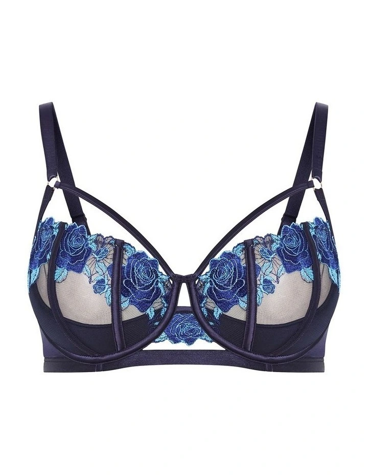 Serena Demi Underwire Bra in Electric Blue image 3