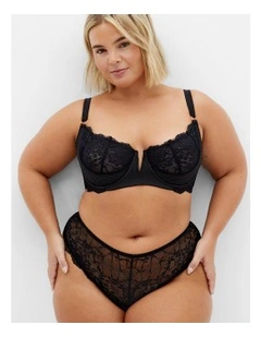 Underwire Sports Bra in Black