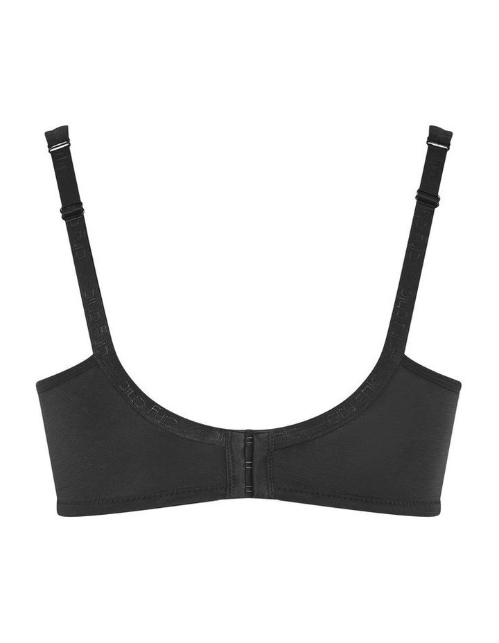 Plus Size Smooth & Chic Balconette T-Shirt Bra in black image 4