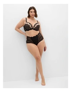 Ophelia Push Up Bra in Black
