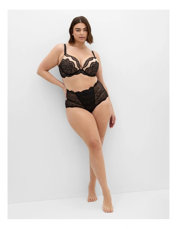 Ophelia Push Up Bra in Black image 1
