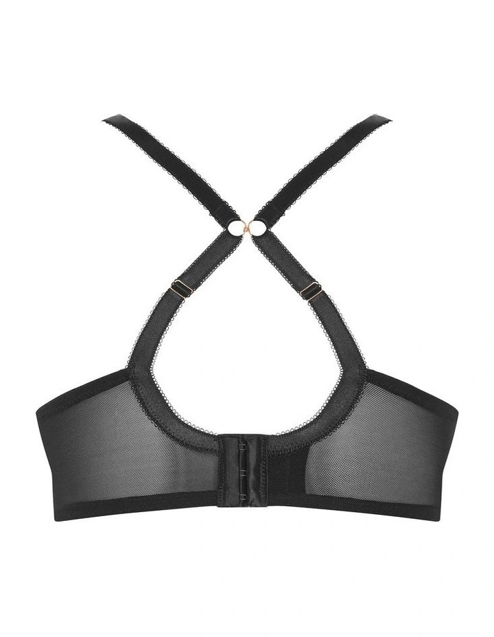 Ophelia Push Up Bra in Black image 7
