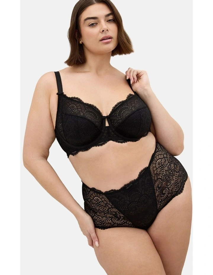 Ophelia Underwire Bra in Black image 1