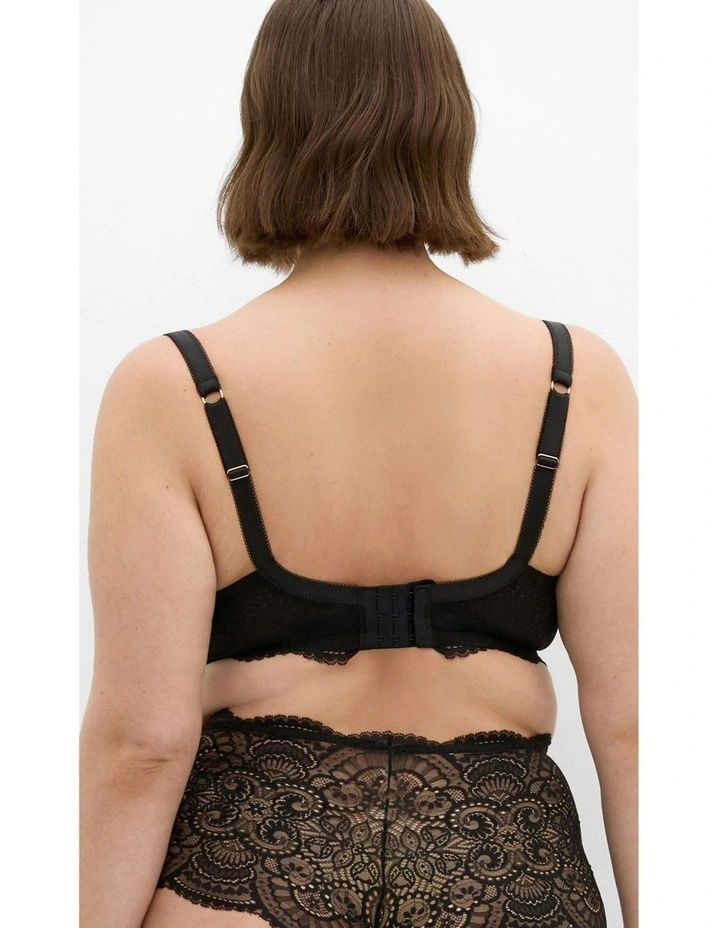 Plus Size Ophelia Underwire Bra in Black image 2