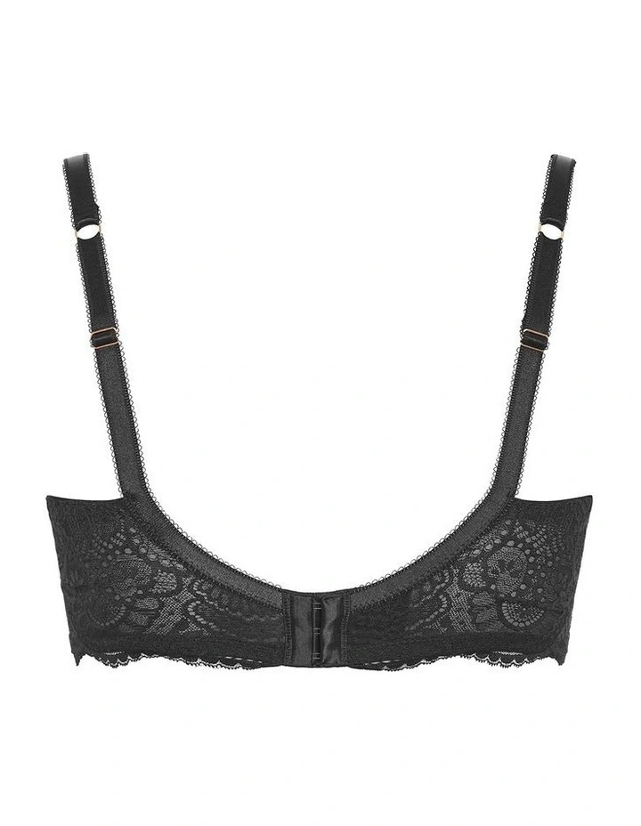 Ophelia Underwire Bra in Black image 4