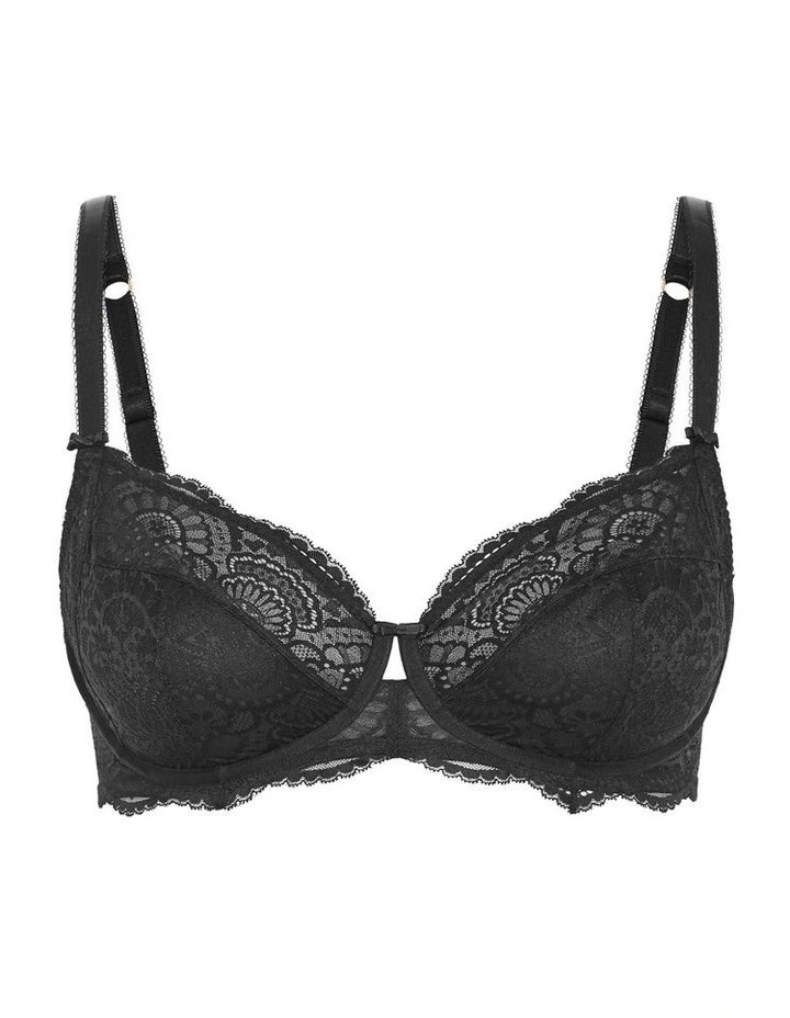 Plus Size Ophelia Underwire Bra in Black image 4