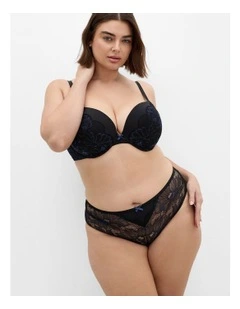Martine Uplift Bra in Black Navy