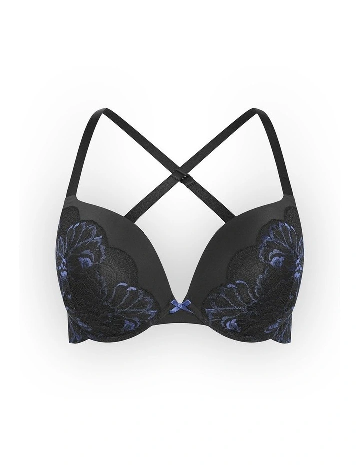 Martine Uplift Bra in Black Navy image 5