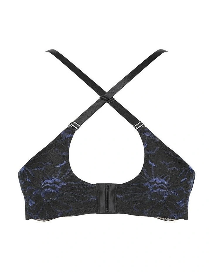 Martine Uplift Bra in Black Navy image 6