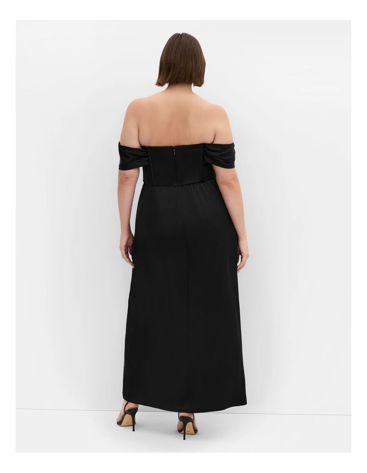 Forbidden Love Maxi Dress in Black image 2