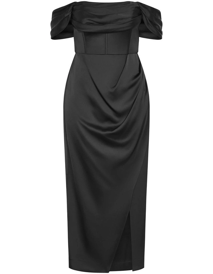 Forbidden Love Maxi Dress in Black image 3