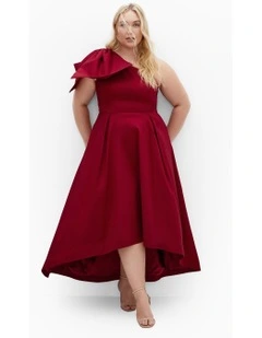 Captivate Maxi Dress in True Red