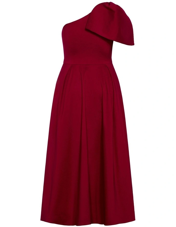 Captivate Maxi Dress in True Red image 4
