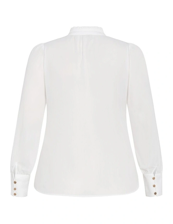 Florence Shirt in Ivory image 4