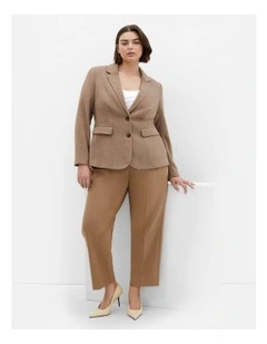 Oxford Melton Jacket in Brown