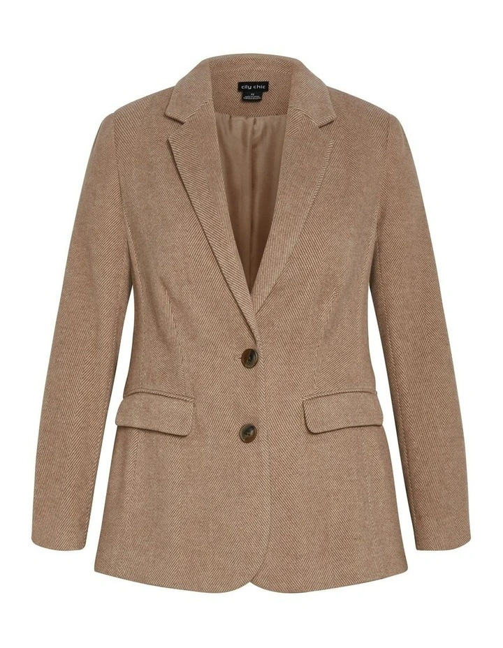 Oxford Melton Jacket in Brown image 5