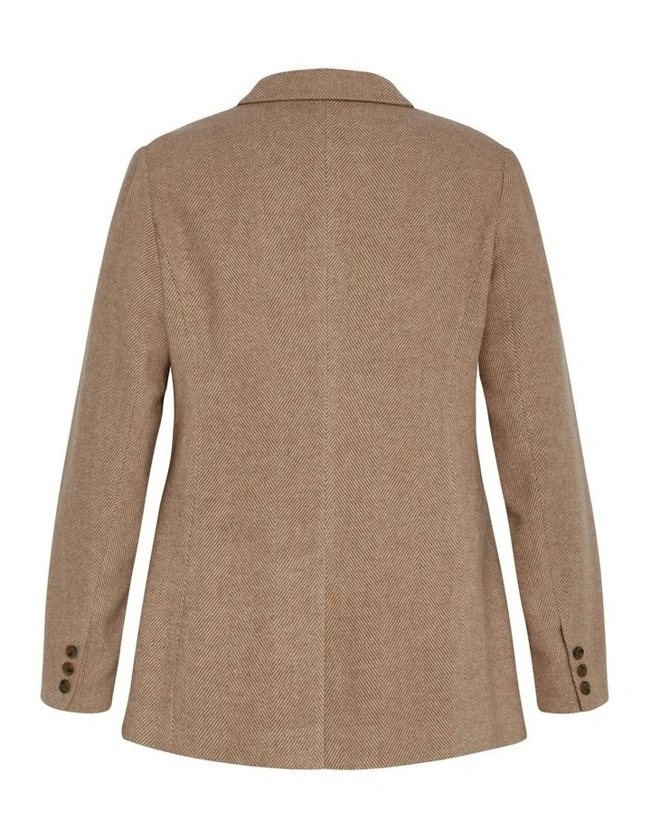 Oxford Melton Jacket in Brown image 6