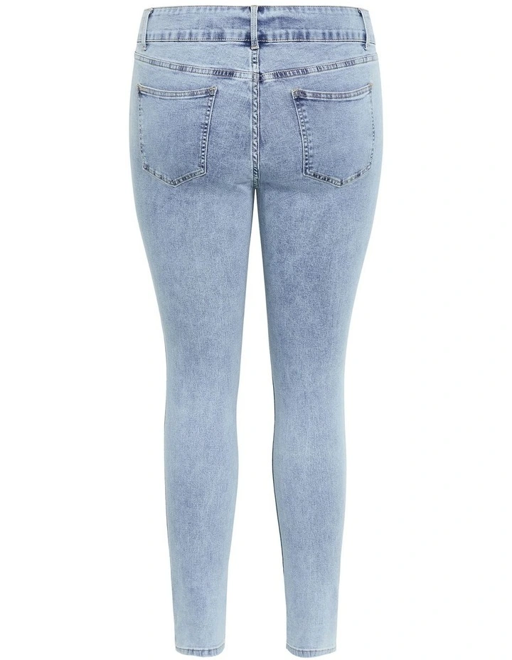 Asha Fit Clara Skinny Jeans in Blue image 4