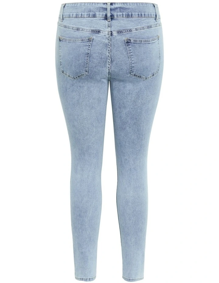 Asha Fit Clara Skinny Jeans in Blue image 5