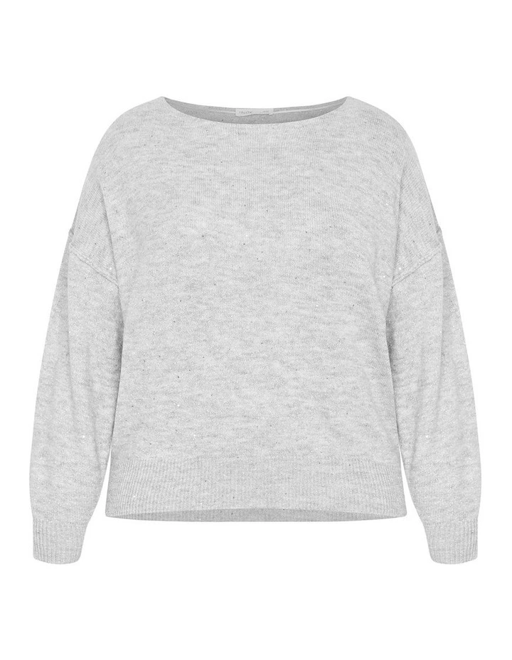 Lottie Knit Jumper in Grey image 3