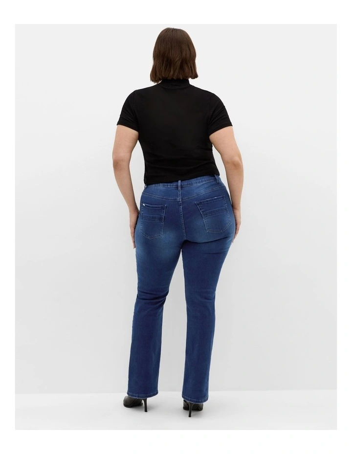 Harley Fit Bootleg Regular Jeans in Blue image 2