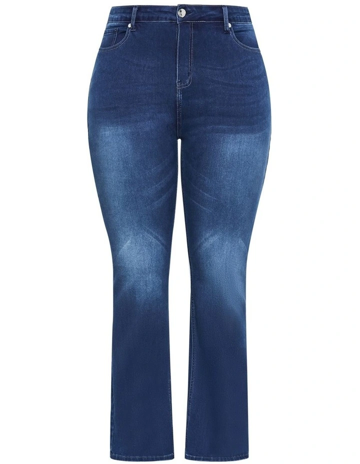Harley Fit Bootleg Regular Jeans in Blue image 3