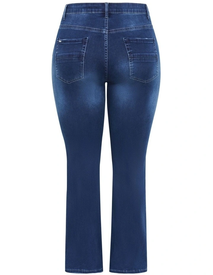 Harley Fit Bootleg Regular Jeans in Blue image 4