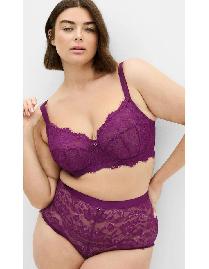Lara Hi Brief in Purple iris image 2