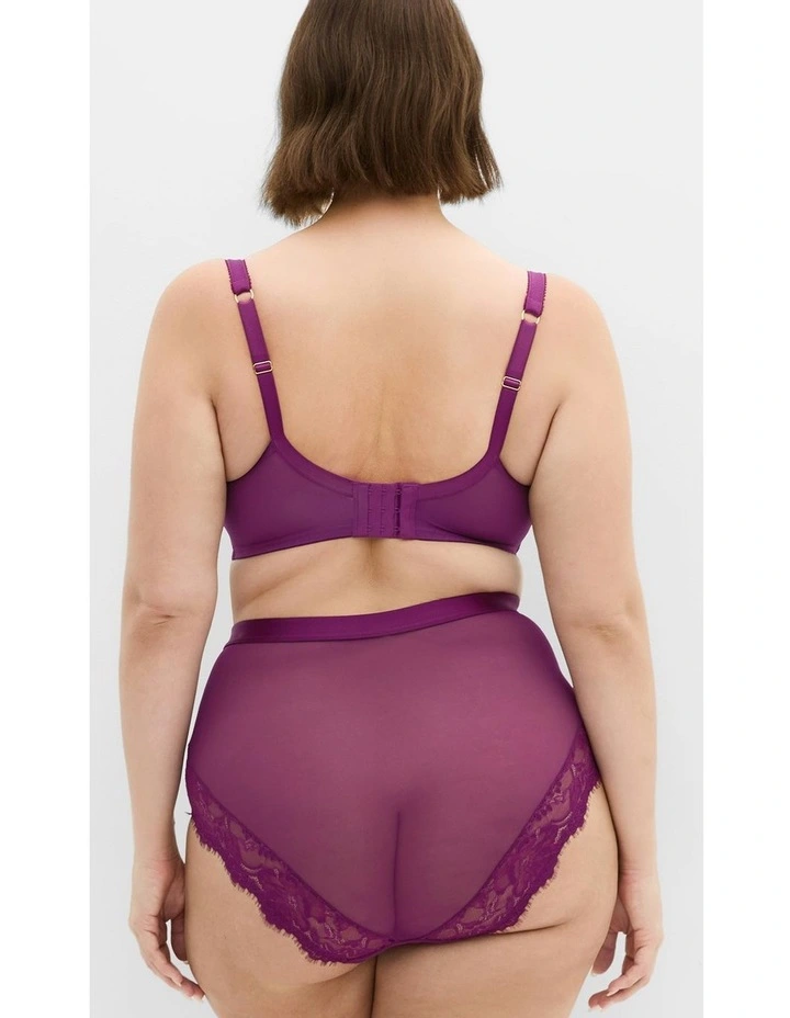 Lara Hi Brief in Purple iris image 3