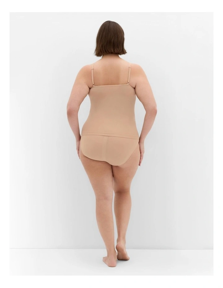 Smooth & Chic Seamless Cami 2 Pack in latte image 2