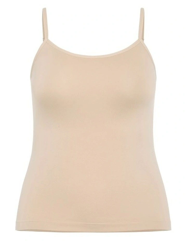 Smooth & Chic Seamless Cami 2 Pack in latte image 3