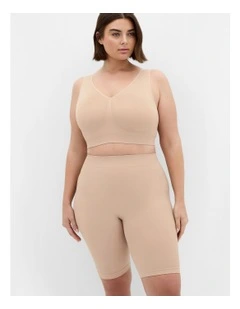 Smooth & Chic Seamless Short 2 Pack in latte