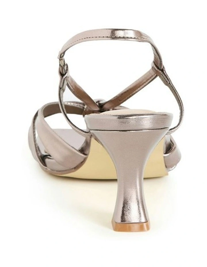 Wide Fit Totally Shine Heel in Pewter image 2