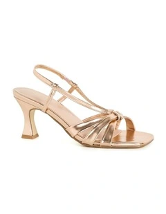 Wide Fit Totally Shine Heel in rose Gold