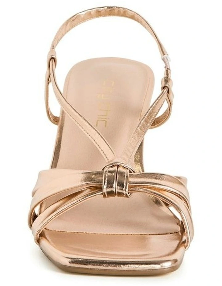 Wide Fit Totally Shine Heel in rose Gold image 4