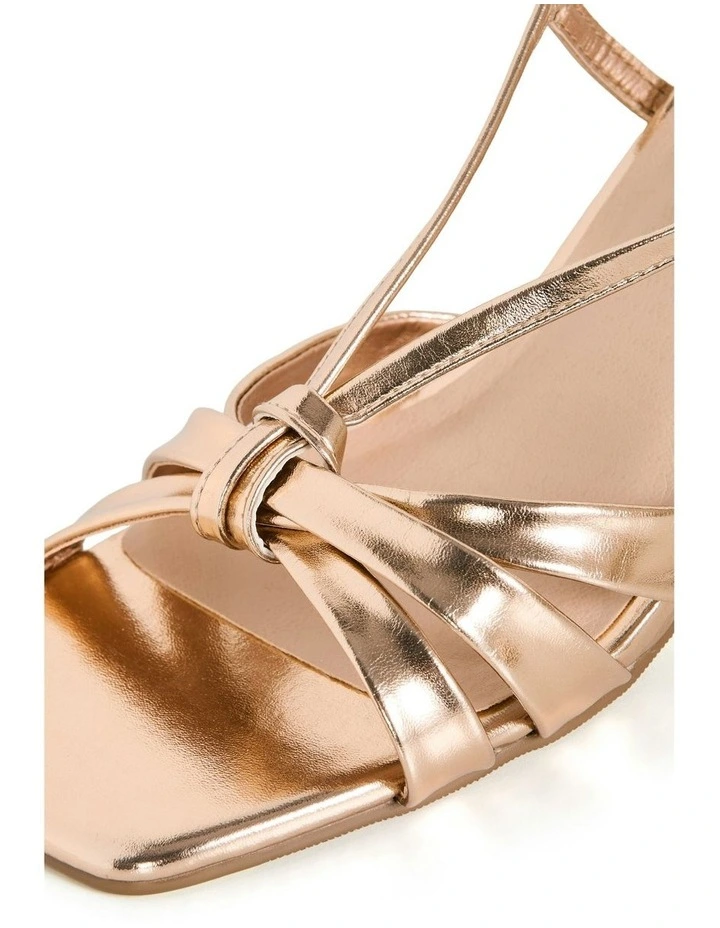 Wide Fit Totally Shine Heel in rose Gold image 6