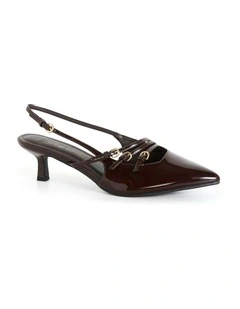 Wide Fit Novah Heel in Chocolate