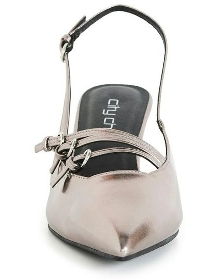 Wide Fit Novah Heel in Pewter image 4