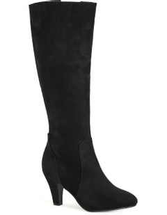 Wide Fit Cassie Boot in Black