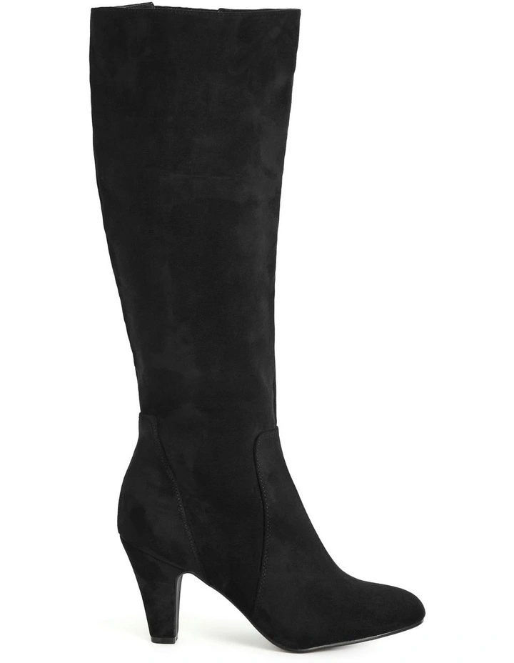 Wide Fit Cassie Boot in Black image 2