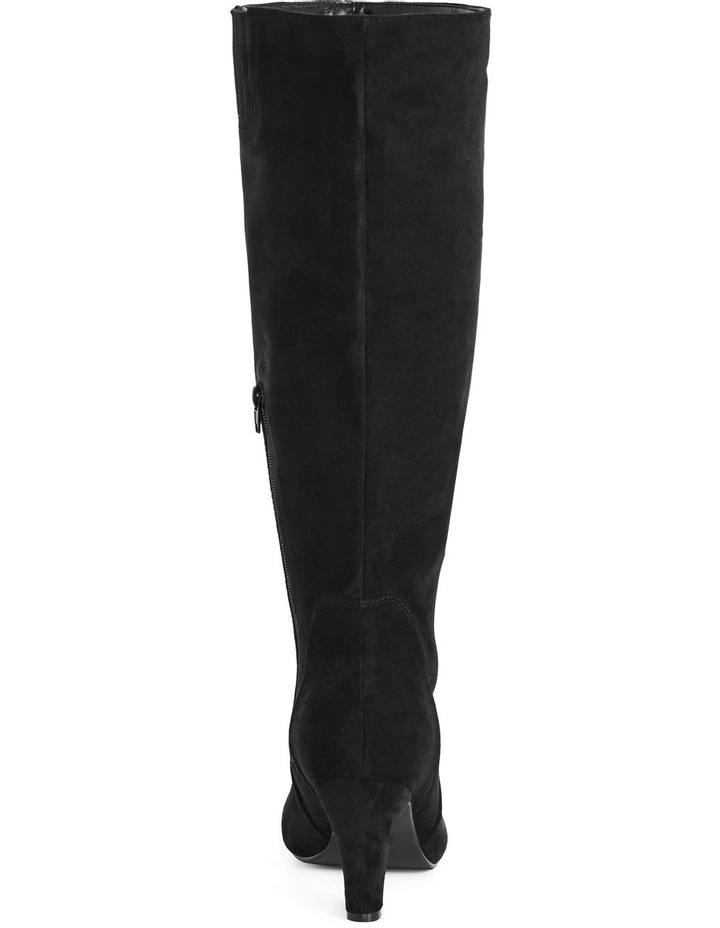 Wide Fit Cassie Boot in Black image 3