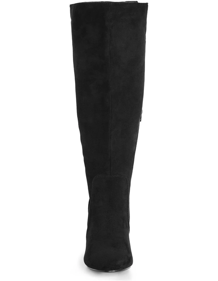 Wide Fit Cassie Boot in Black image 5