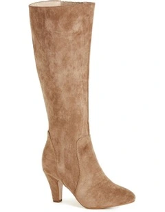 Wide Fit Cassie Boot in Taupe