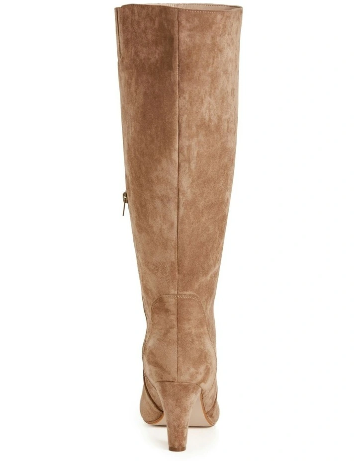 Wide Fit Cassie Boot in Taupe image 3