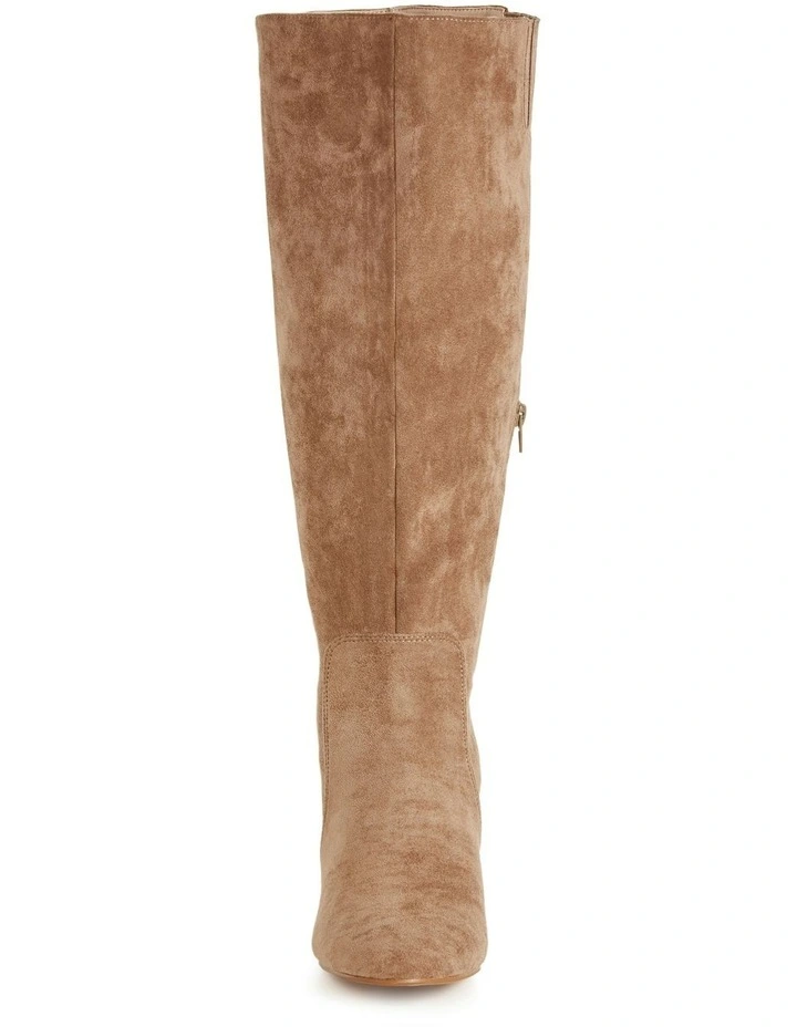 Wide Fit Cassie Boot in Taupe image 5