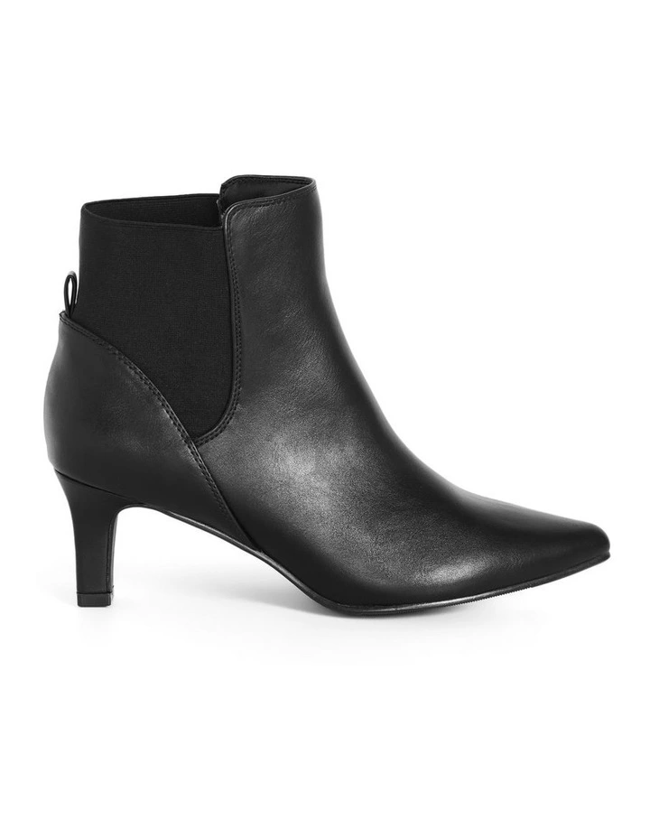 Wide Fit Sadie Ankle Boot in Black image 2