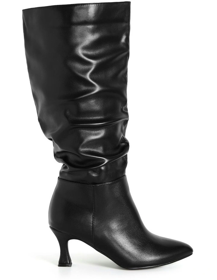 Wide Fit Lisa Boot in Black image 2