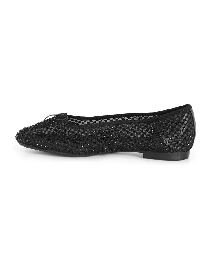 Wide Fit Blaire Ballet Flat in Black image 3