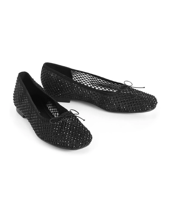Wide Fit Blaire Ballet Flat in Black image 5