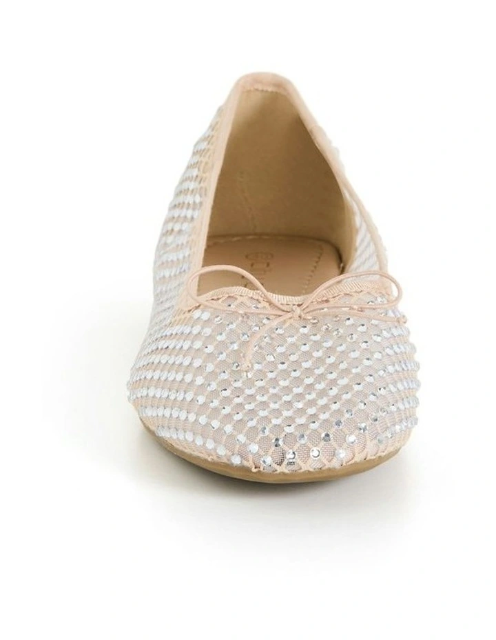 Wide Fit Blaire Ballet Flat in Nude image 4